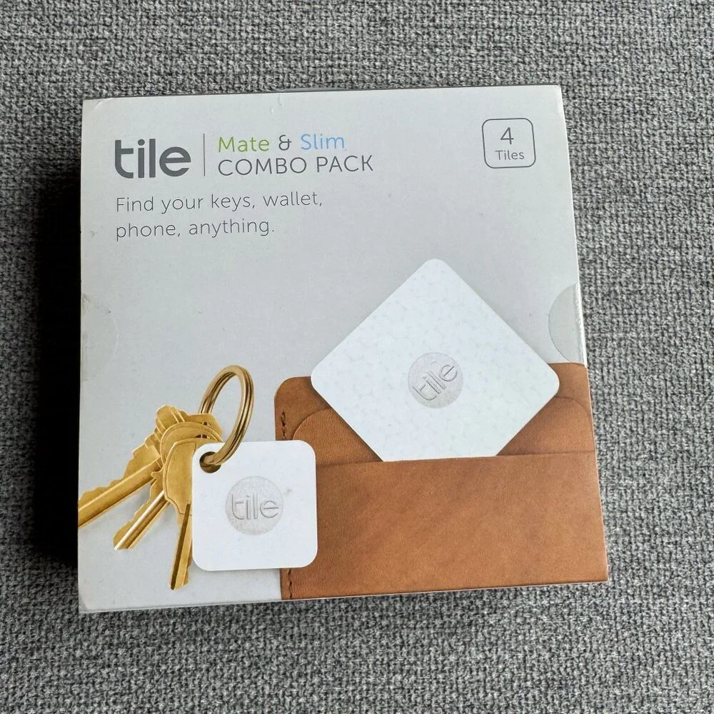 Tile RT16004 Mate and Slim Combo Item Tracker - White/Gray New Seal
